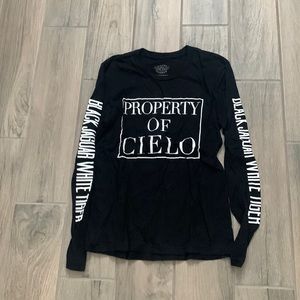 Black jaguar white tiger sanctuary long sleeve shirt